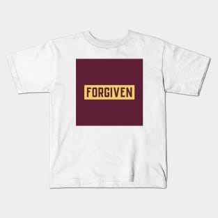 Christian Faith Based Forgiven Kids T-Shirt